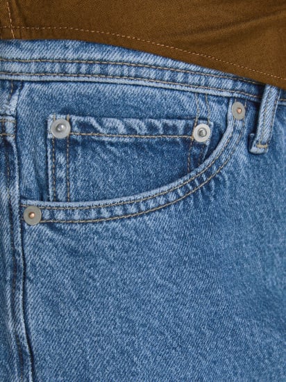 Прямые джинсы JACK & JONES модель 12190937_Blue Denim — фото 4 - INTERTOP