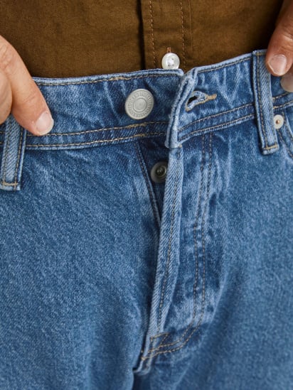 Прямые джинсы JACK & JONES модель 12190937_Blue Denim — фото 5 - INTERTOP