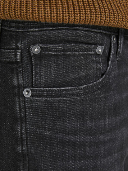 Прямые джинсы JACK & JONES модель 12202050_Black Denim — фото 4 - INTERTOP