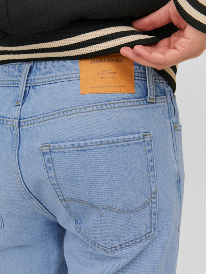 Широкие джинсы JACK & JONES модель 12202489_Blue Denim — фото 4 - INTERTOP