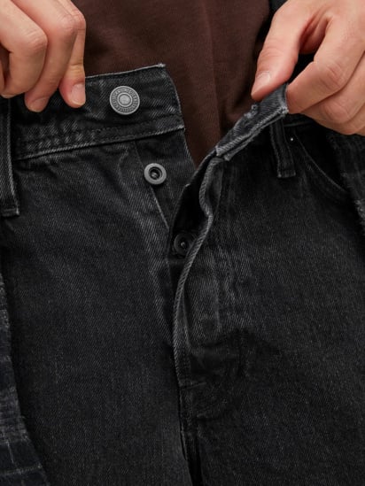 Широкие джинсы JACK & JONES модель 12216879_Black Denim — фото 5 - INTERTOP