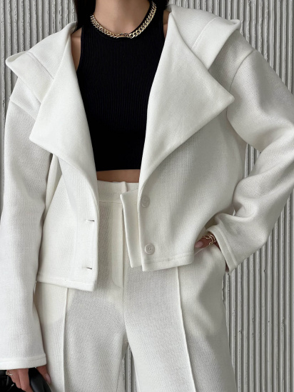 Кофта Jadone Fashion модель Jaket_Molly_white — фото 6 - INTERTOP