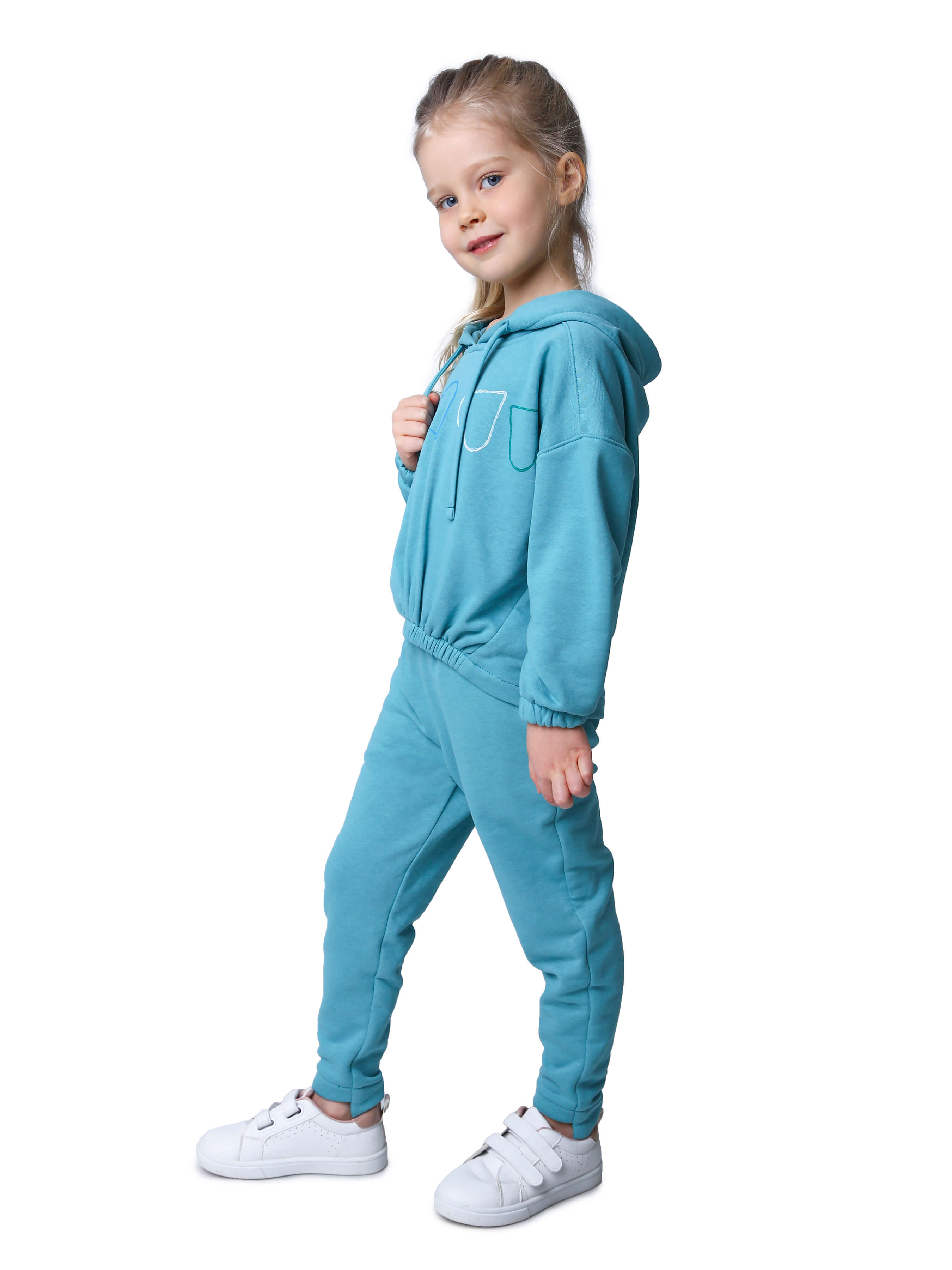 

Timbo Спортивний костюм (K075143) Для дівчаток, колір - Бірюзовий