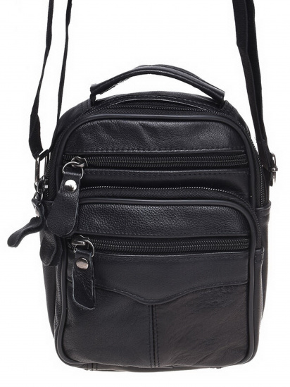 Крос-боді Borsa Leather модель K101b-black — фото - INTERTOP