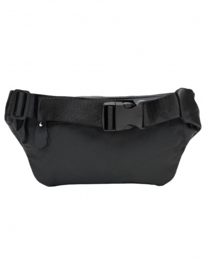 Поясна сумка Borsa Leather модель K102-black — фото 4 - INTERTOP