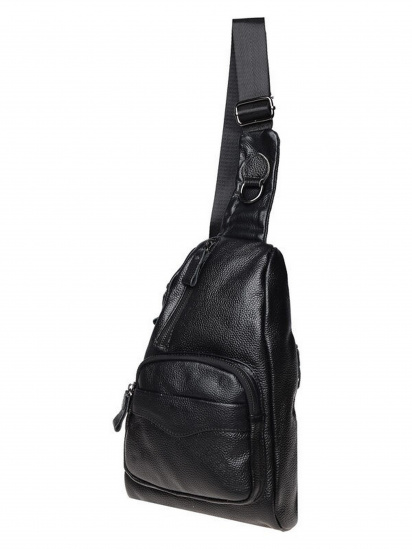Рюкзак Borsa Leather модель K1029-black — фото 4 - INTERTOP