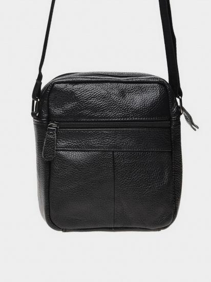 Мессенджер Borsa Leather модель K11027-black — фото 3 - INTERTOP