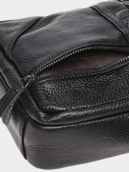 Мессенджер Borsa Leather модель K11027-black — фото 4 - INTERTOP
