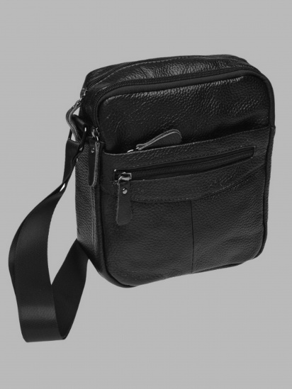 Мессенджер Borsa Leather модель K11029-black — фото - INTERTOP