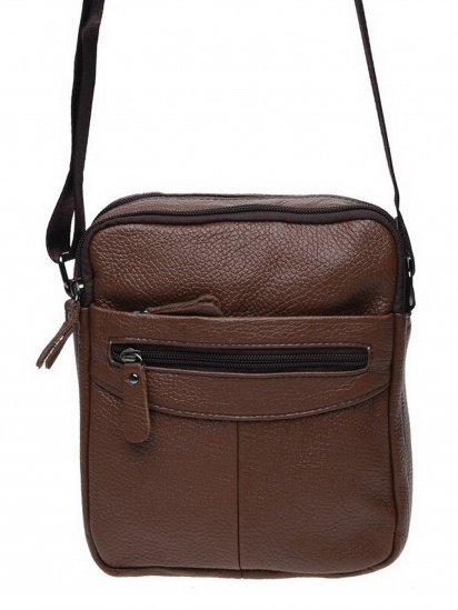 Мессенджер Borsa Leather модель K11029-brown — фото - INTERTOP
