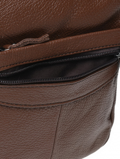 Мессенджер Borsa Leather модель K11029-brown — фото 4 - INTERTOP