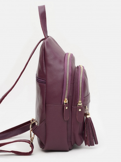 Рюкзак Borsa Leather модель K11032v-violet — фото 3 - INTERTOP