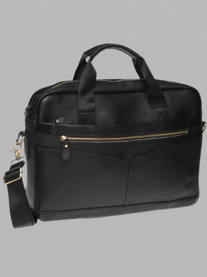 Портфель Borsa Leather модель K11118-black — фото - INTERTOP