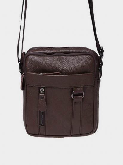 Кросс-боди Borsa Leather модель K11169a-brown — фото - INTERTOP
