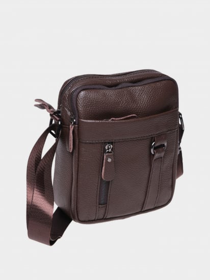 Кросс-боди Borsa Leather модель K11169a-brown — фото - INTERTOP