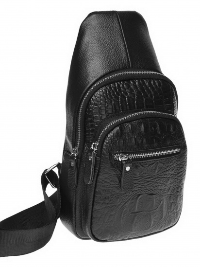Рюкзаки Borsa Leather модель K1142-black — фото 4 - INTERTOP