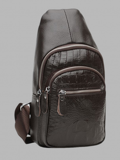 Крос-боді Borsa Leather модель K1142-brown — фото - INTERTOP