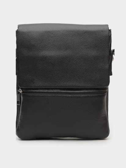 Мессенджер Borsa Leather модель K12056-black — фото - INTERTOP