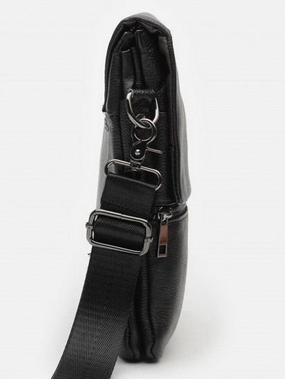 Мессенджер Borsa Leather модель K12056-black — фото 4 - INTERTOP