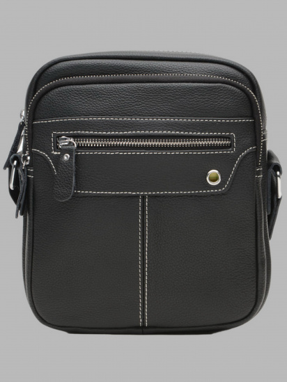 Мессенджер Borsa Leather модель K12221-black — фото 3 - INTERTOP