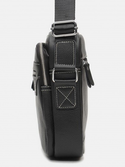 Мессенджер Borsa Leather модель K12221-black — фото 4 - INTERTOP