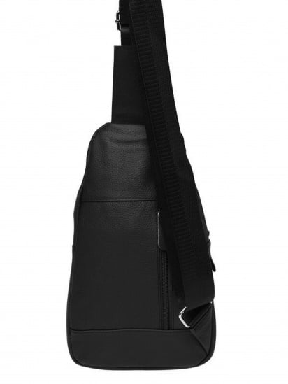 Рюкзак Borsa Leather модель K1318-black — фото 3 - INTERTOP