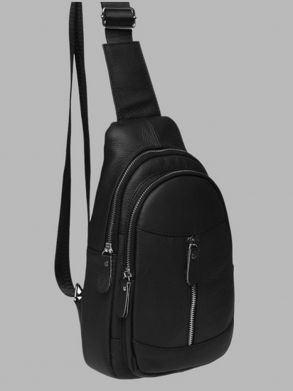 Рюкзак Borsa Leather модель K1318-black — фото - INTERTOP