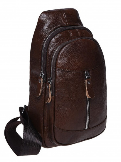 Рюкзаки Borsa Leather модель K1318-brown — фото - INTERTOP