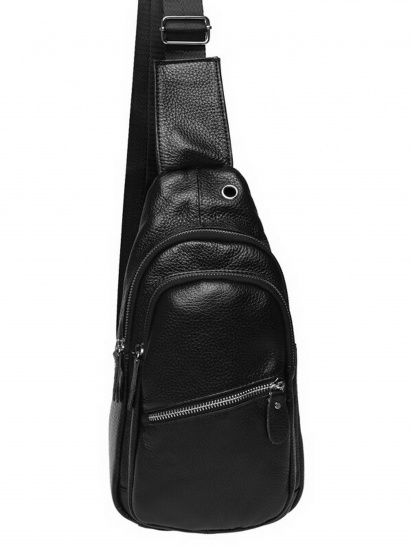 Рюкзаки Borsa Leather модель K1330-black — фото 4 - INTERTOP