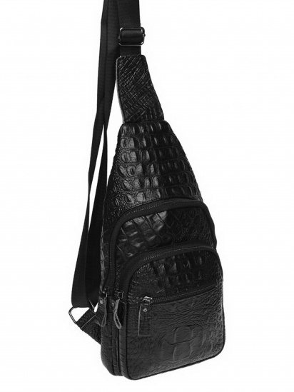 Рюкзаки Borsa Leather модель K13611-black — фото 4 - INTERTOP