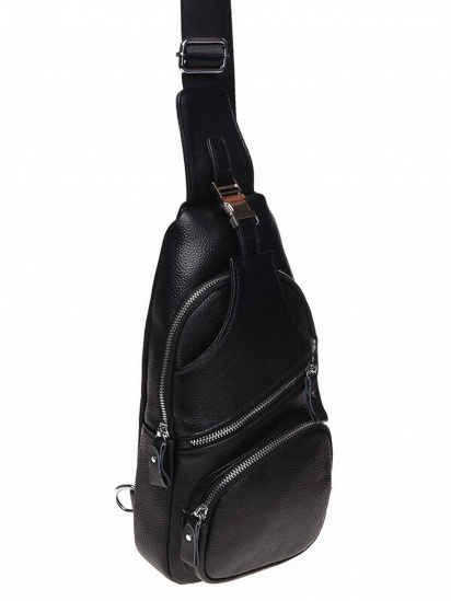 Рюкзак Borsa Leather модель K15026-black — фото 4 - INTERTOP
