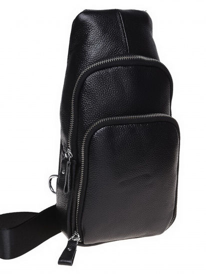 Рюкзак Borsa Leather модель K15058-black — фото 3 - INTERTOP