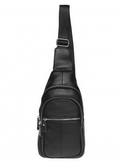 Рюкзак Borsa Leather модель K15060-black — фото 4 - INTERTOP