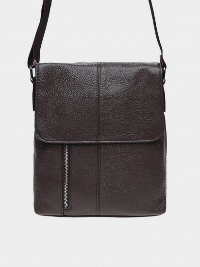 Мессенджер Borsa Leather модель K15103-brown — фото - INTERTOP