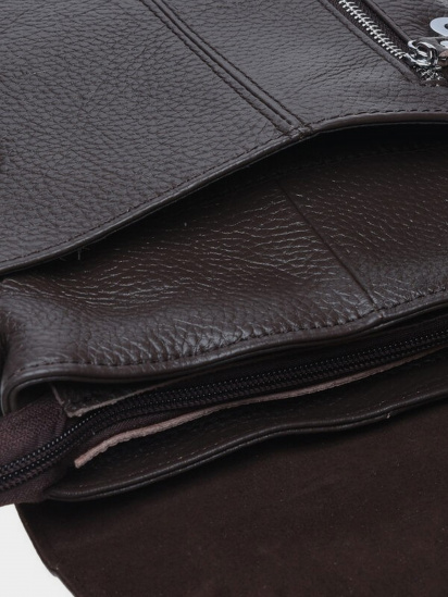 Мессенджер Borsa Leather модель K15103-brown — фото 4 - INTERTOP