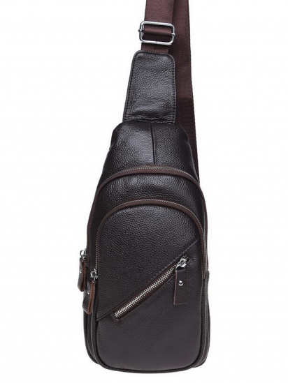 Сумка Borsa Leather модель K16603-brown — фото - INTERTOP
