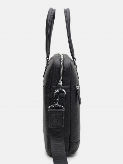 Портфель Borsa Leather модель K16613-1-black — фото 3 - INTERTOP