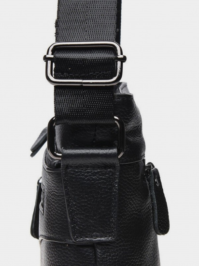 Мессенджер Borsa Leather модель K17801-black — фото 3 - INTERTOP