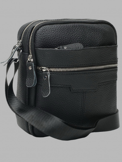 Кросс-боди Borsa Leather модель K18016a-black — фото - INTERTOP