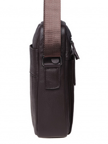 Кросс-боди Borsa Leather модель K18154-brown — фото - INTERTOP