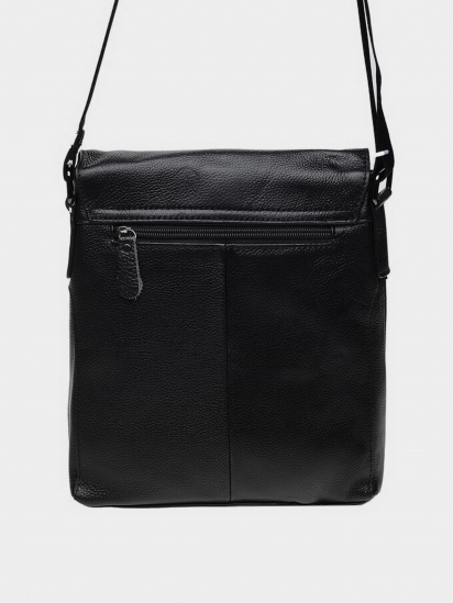 Мессенджер Borsa Leather модель K18168-black — фото - INTERTOP