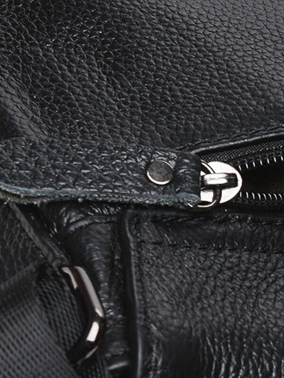 Мессенджер Borsa Leather модель K18168-black — фото 4 - INTERTOP