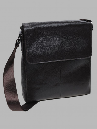 Мессенджер Borsa Leather модель K18168-brown — фото - INTERTOP