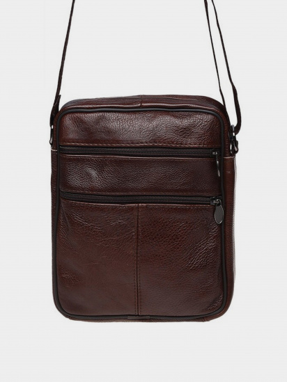 Мессенджер Borsa Leather модель K18450-brown — фото - INTERTOP
