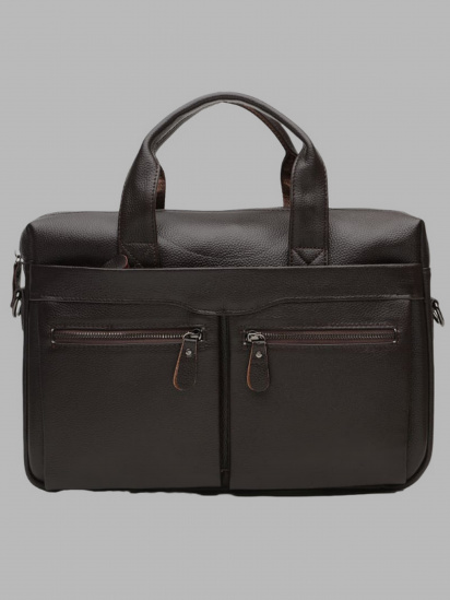 Портфель Borsa Leather модель K18612-brown — фото 3 - INTERTOP