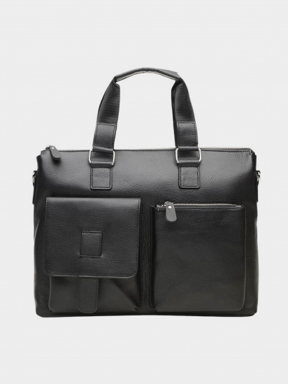 Портфель Borsa Leather модель K18825-black — фото 3 - INTERTOP