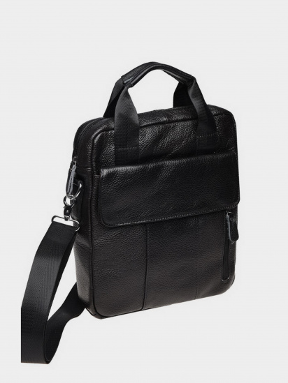 Мессенджер Borsa Leather модель K18863-black — фото - INTERTOP