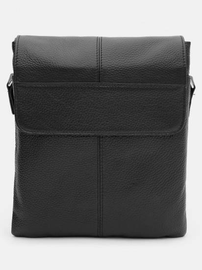 Мессенджер Borsa Leather модель K1b064bl-black — фото - INTERTOP