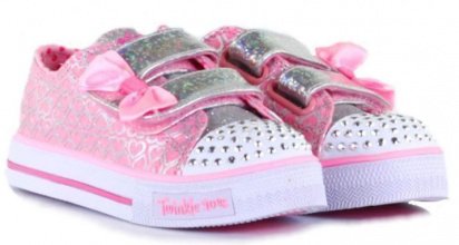 Кеды низкие Skechers Twinkle Toes: Shuffles - Glitter Pop модель 10576N PKSL — фото - INTERTOP