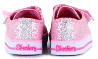 Кеды низкие Skechers Twinkle Toes: Shuffles - Glitter Pop модель 10576N PKSL — фото 3 - INTERTOP